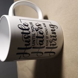Homemade mug Hustle